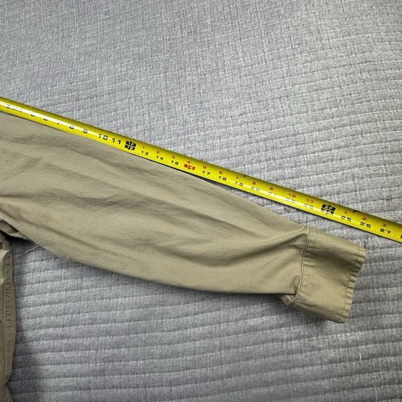 Eddie Bauer Guide Series Shirt Men XL Tan Button Down LS Outdoor Fishing - Picture 4 of 8